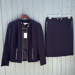 Navy Blue Skirt Suit - Calvin Klein (new with tags)